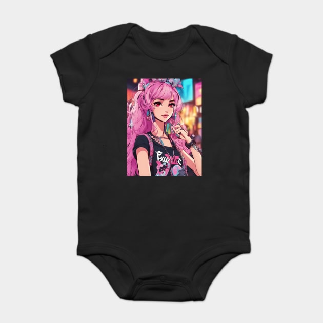 Absidian Beneath Symphony Darkness Baby Bodysuit by animegirlnft